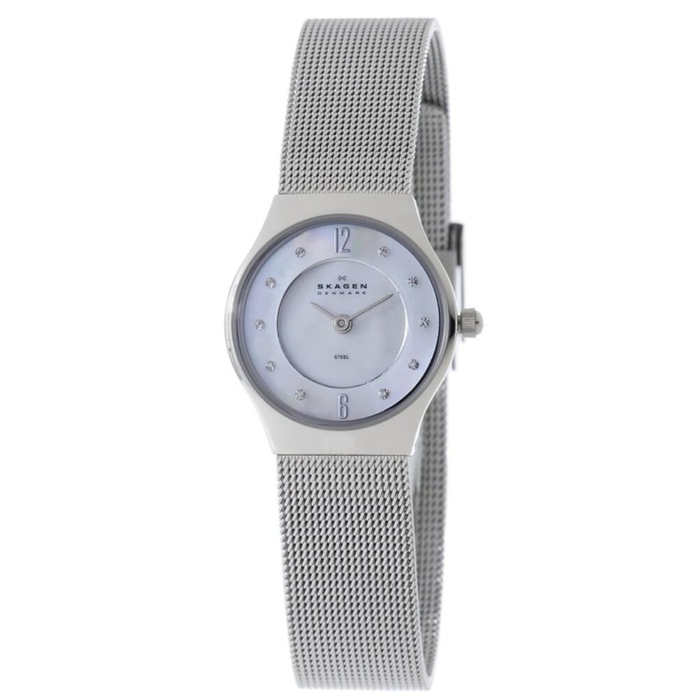 Skagen mother of pearl watch